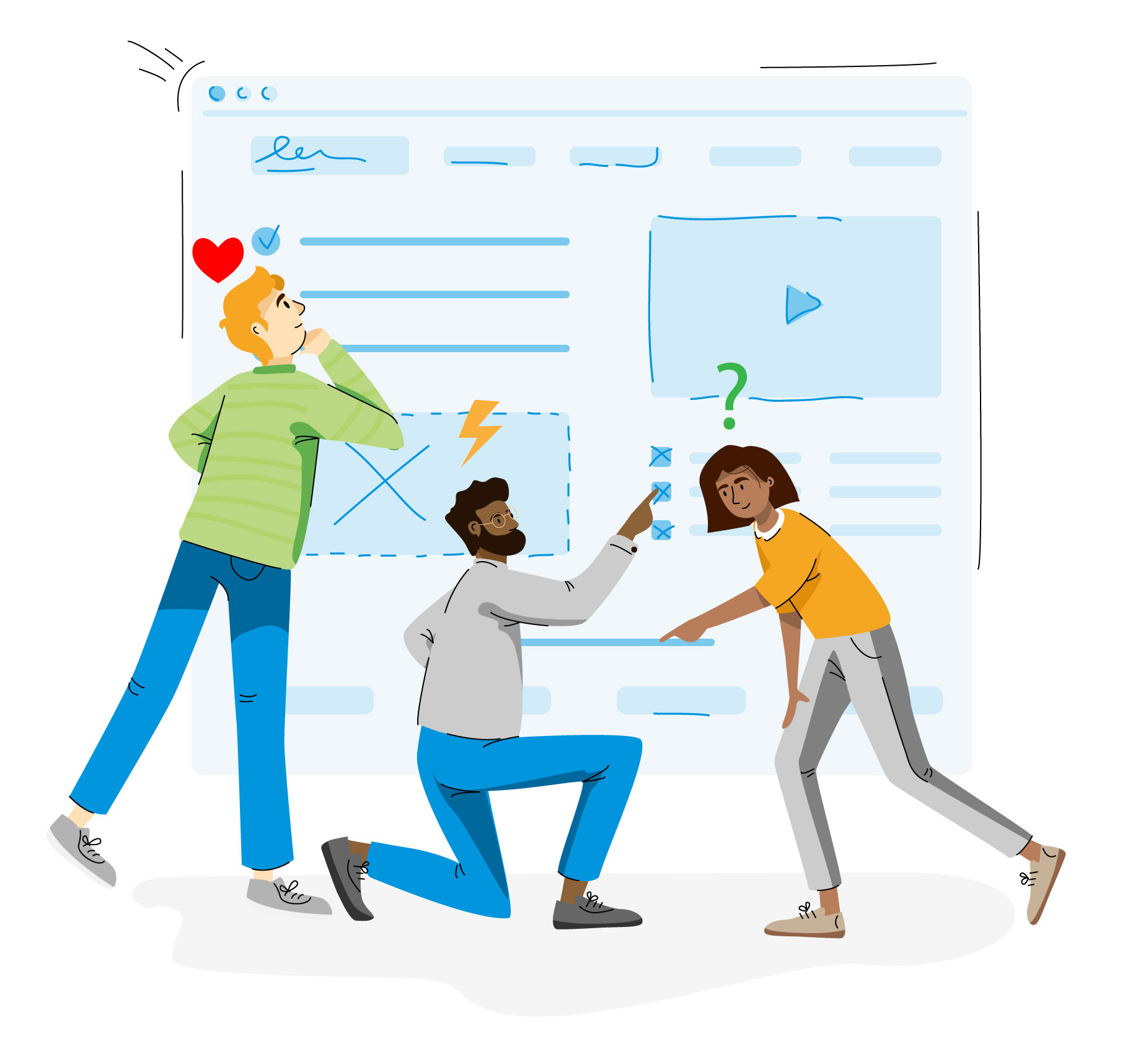Customers Feedback Illustration