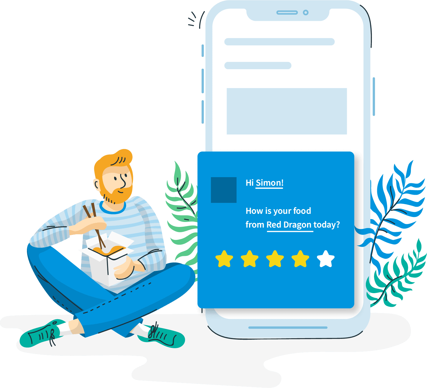 measure on-site customer satisfaction