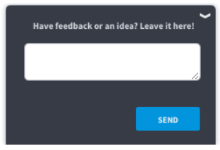 Qualaroo-Do you Have a feedback or an idea