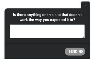 Qualaroo-Website Survey Question