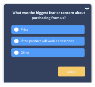 Qualaroo-What was your biggest fear or concern about purchasing from us
