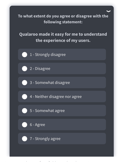 User Effort Score Survey