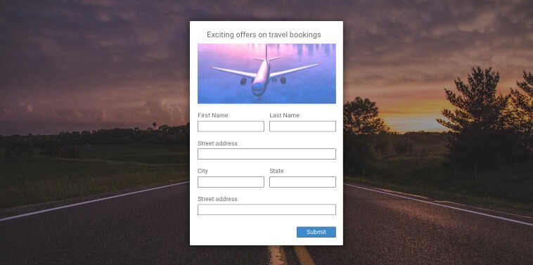 web embedded forms to grow email list