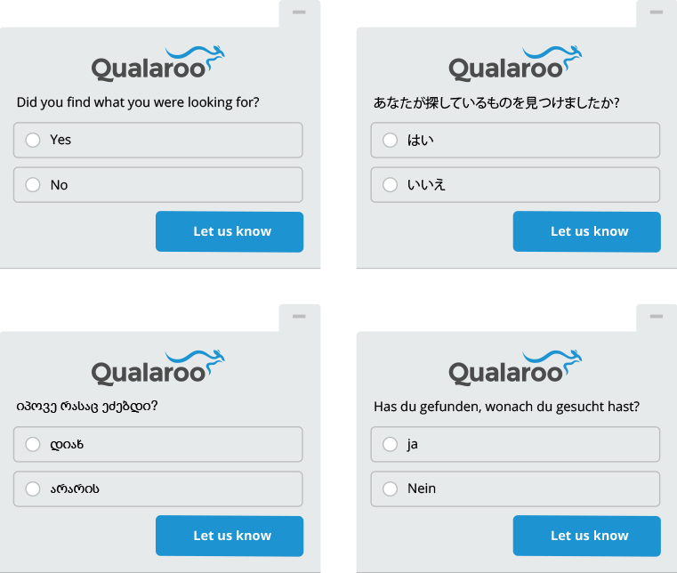 Translating Survey Buttons