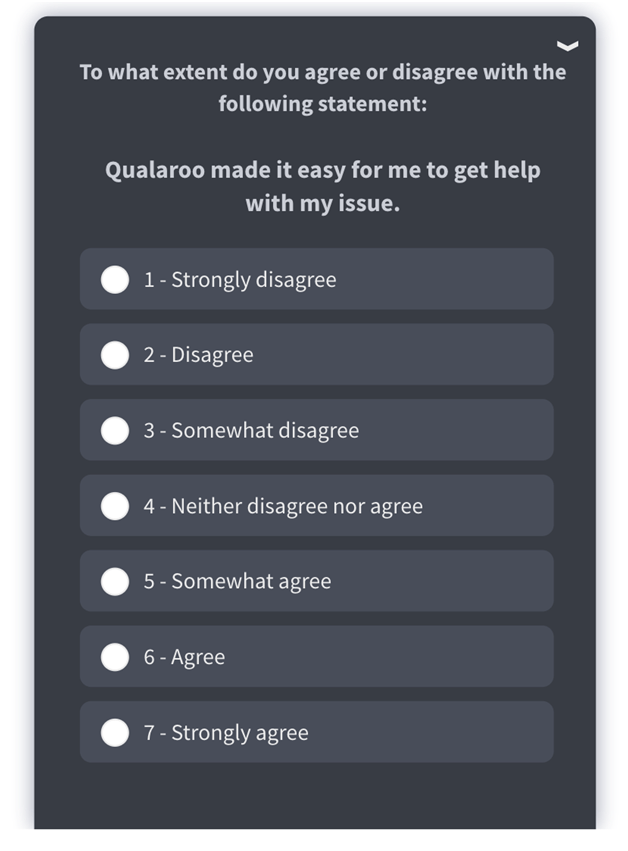 Customer Effort Score Survey