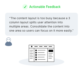 Actionable Feedback