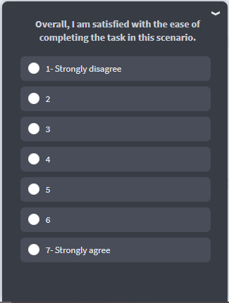 Calculate User Effort Score