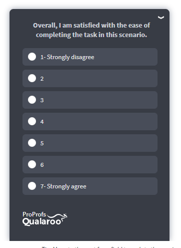 After-Scenario Questionnaire