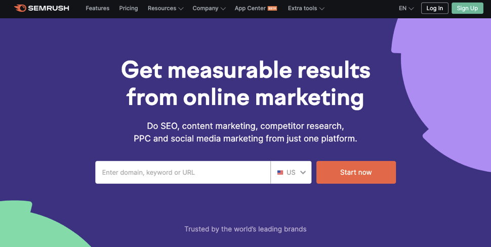 Semrush is the very common tool for product marketing to find new topic and content research