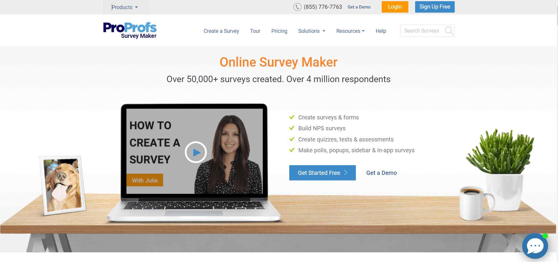 ProProfs Survey Maker is one of the best tool for product marketing to collect user behavior