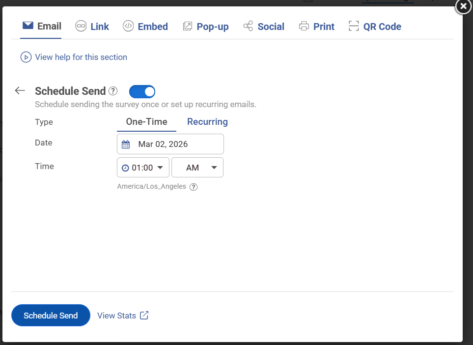 Sharing and distribution of your eNPS on ProProfs Survey Maker