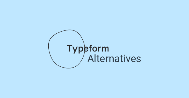 15 best Typeform alternatives (Pros & cons) 