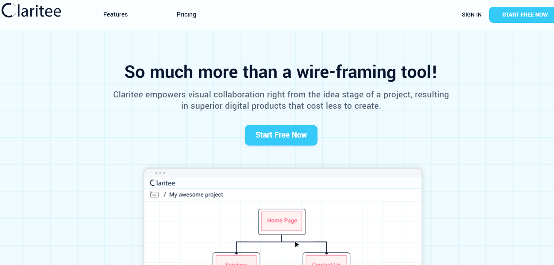 claritee is one of the best prototyping tool