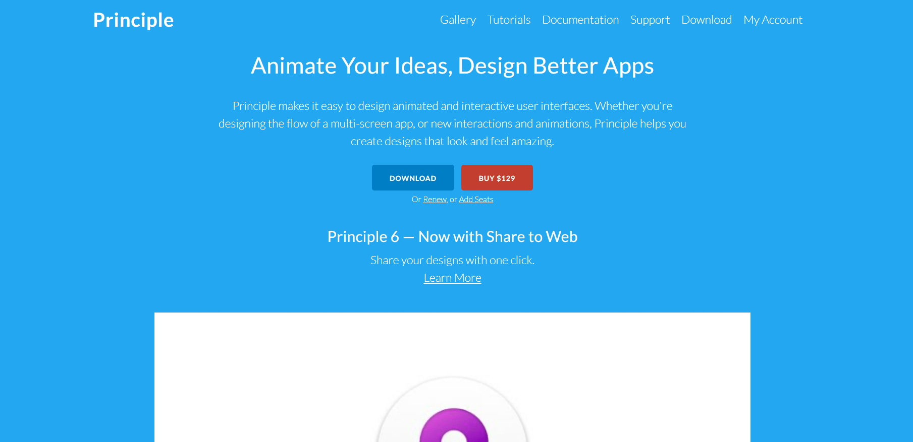 principle tool will help you to create animted prototyping