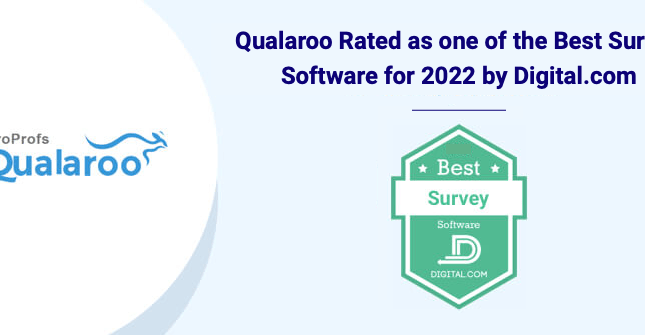 Qualaroo Named the Best Survey Software of 2024 by Digital.com