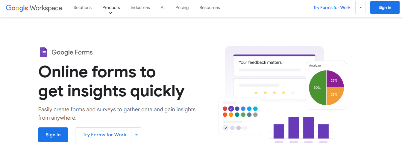 Google forms
