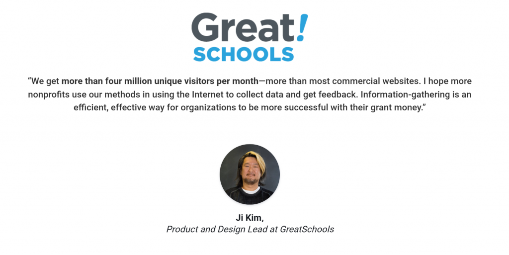 greatschools case study Qualaroo