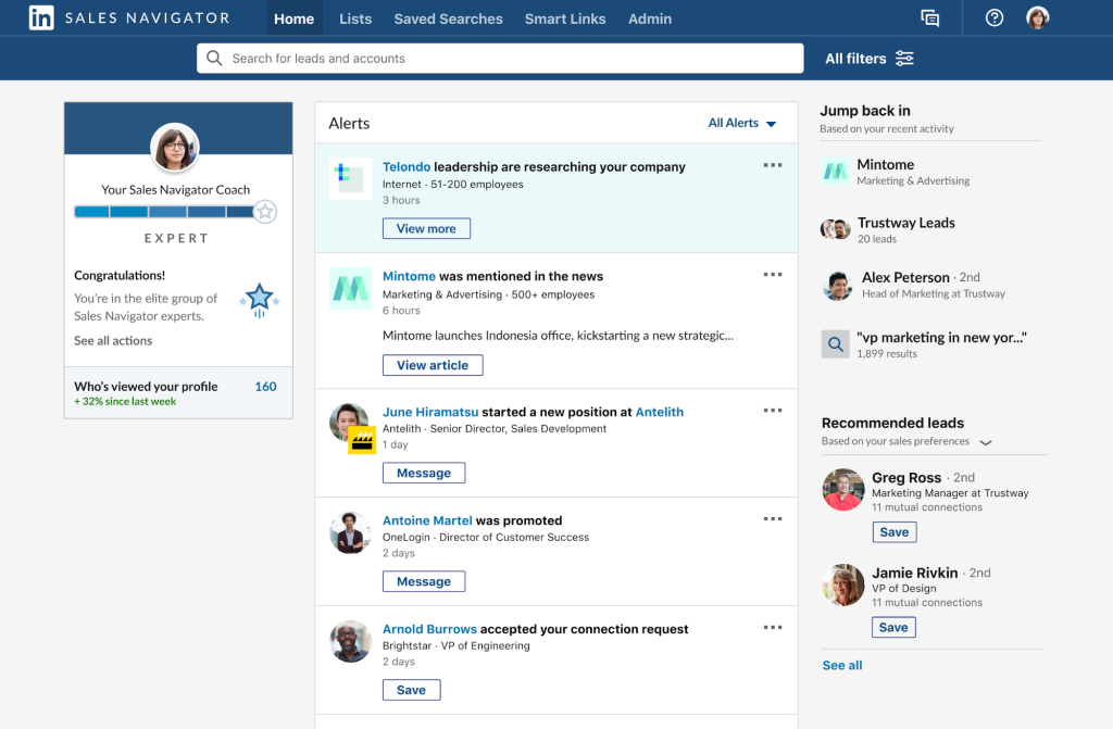 LinkedIn Sales Navigator Lead generation
