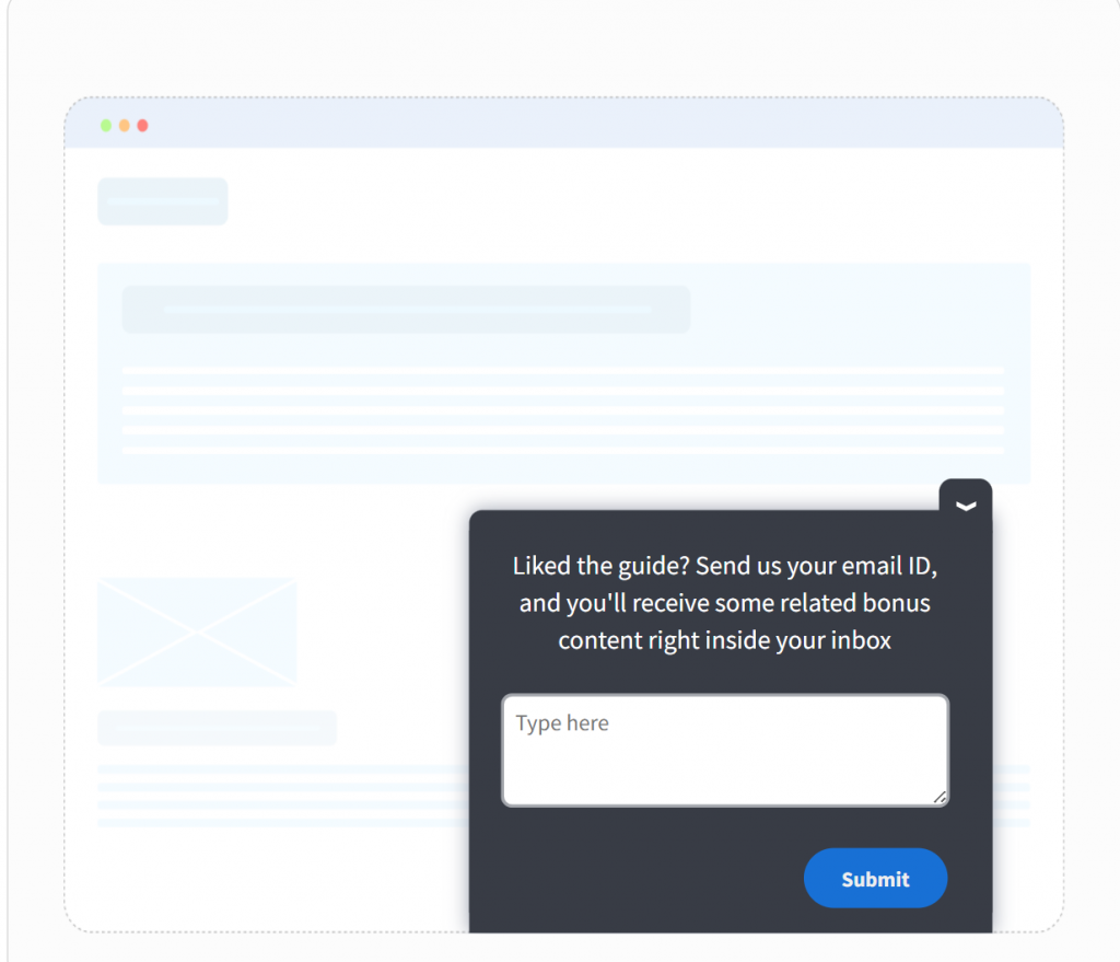 mid-article prompt to grow email list