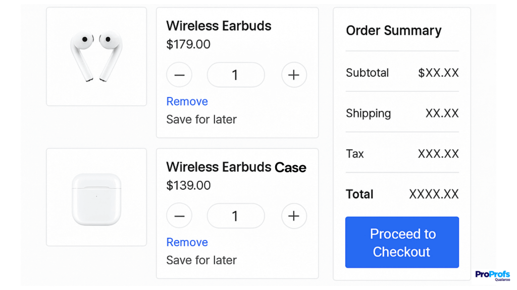 flexible cart to reduce abandonment