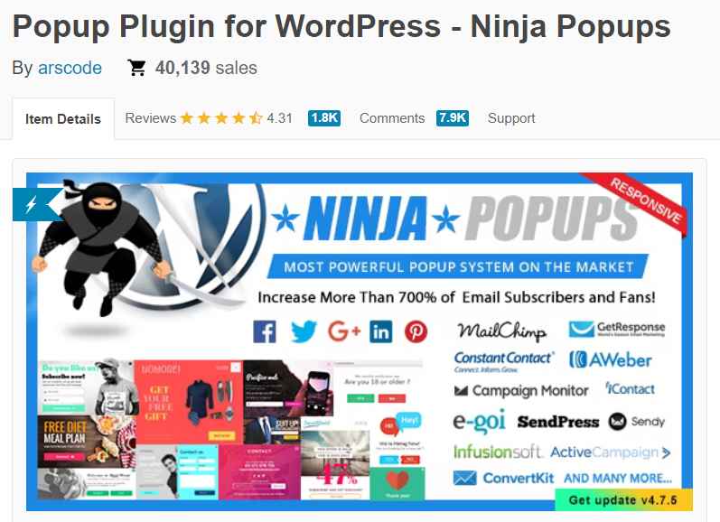 Ninja Pop-ups