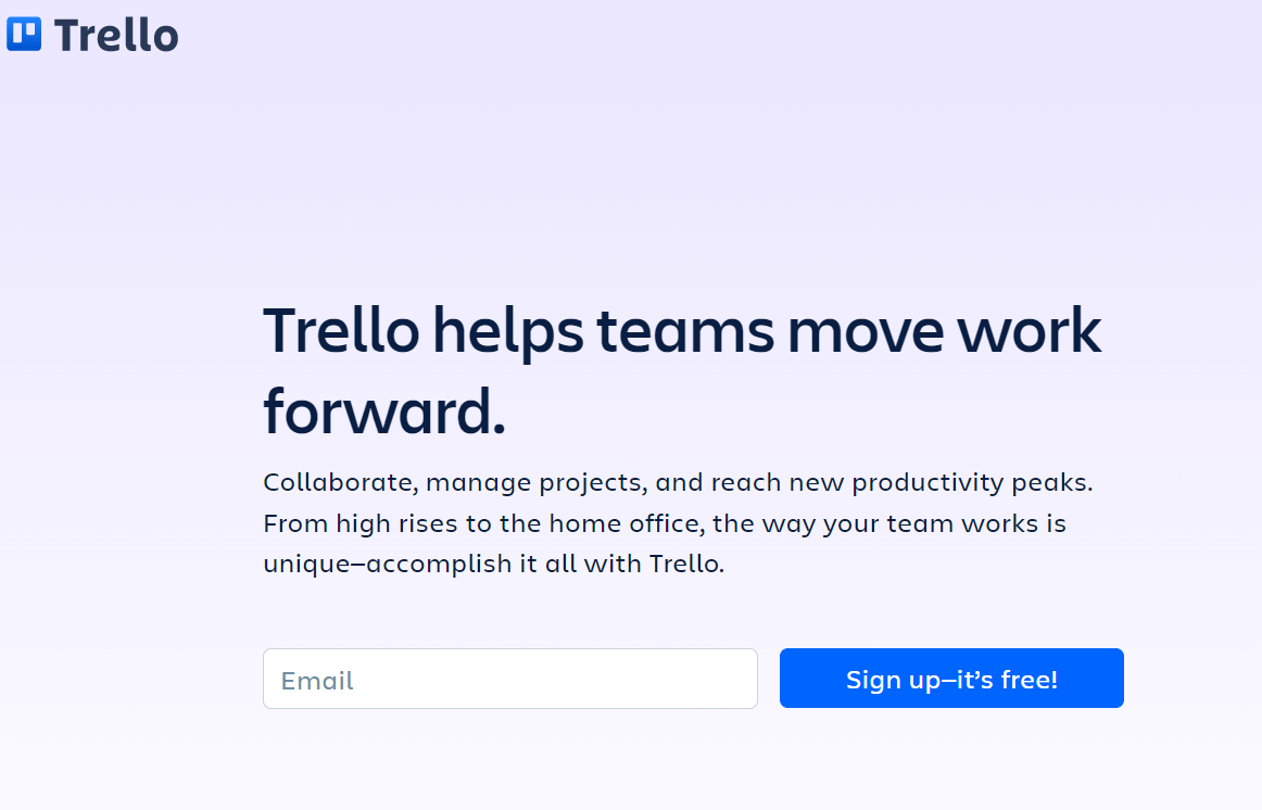 Trello is a top tool for product marketers for product management