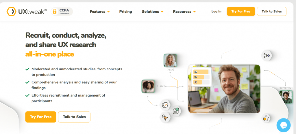 UX Tweak UX Research Tool