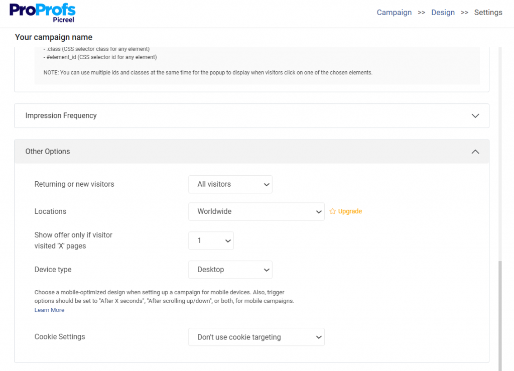 picreel customer experience management