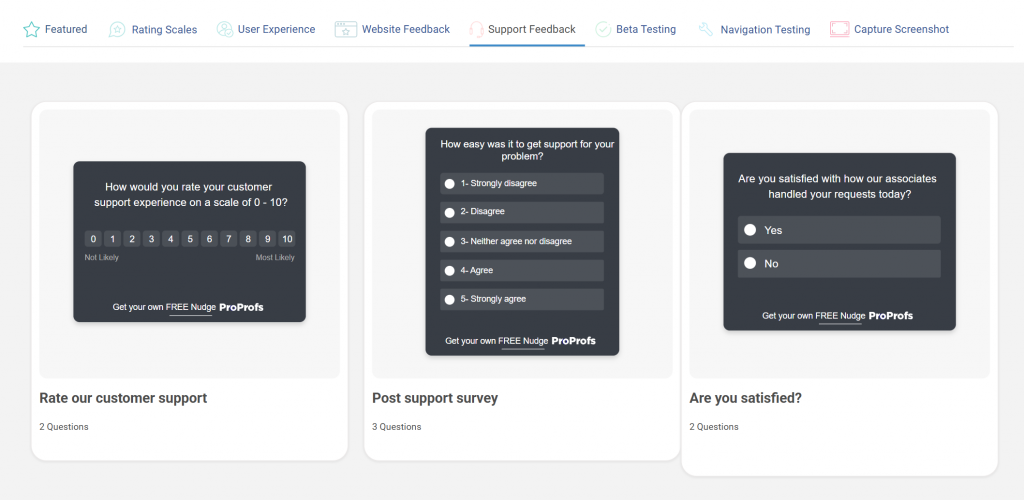 post-support templates for customer satisfaction