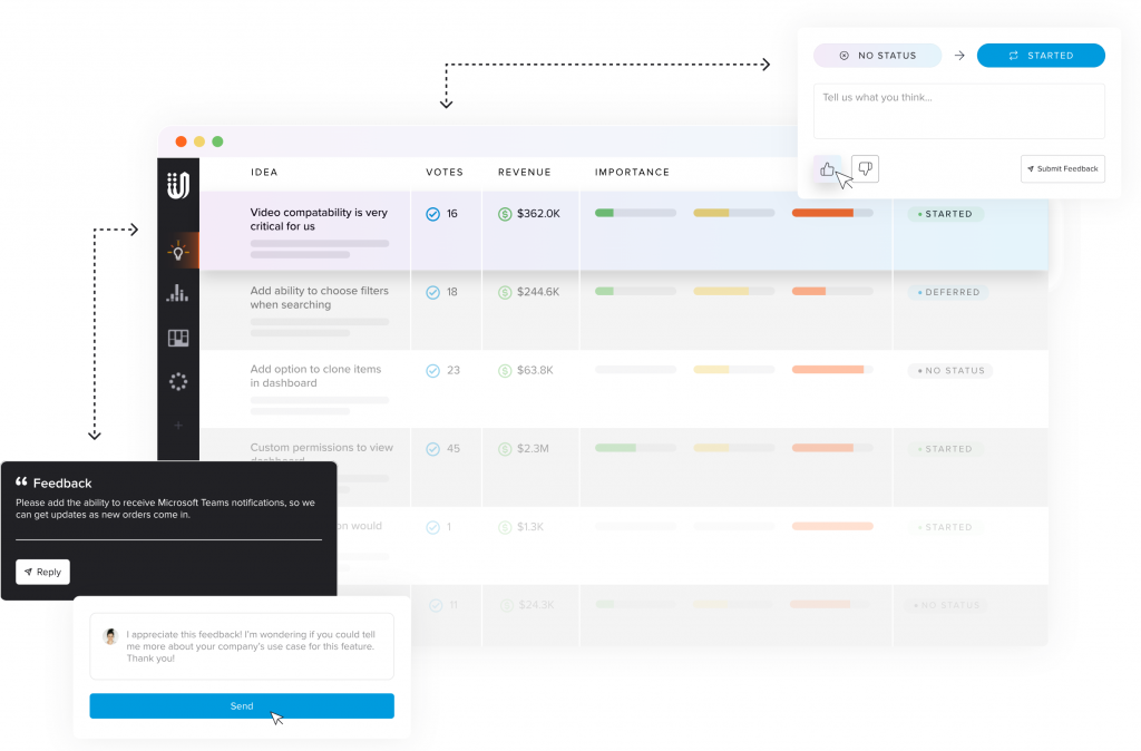 uservoice website feedback