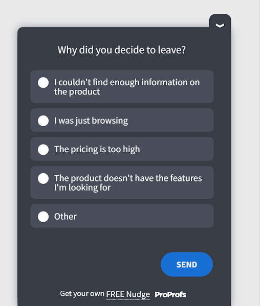 website feedback templates