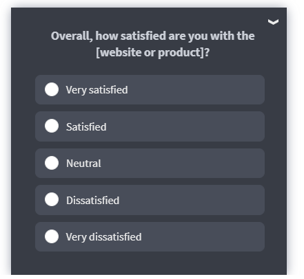 csat survey for product