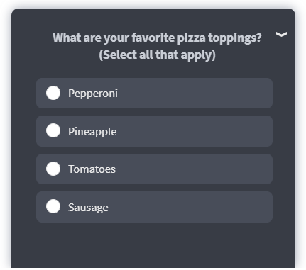 survey questionnaire for business plan example