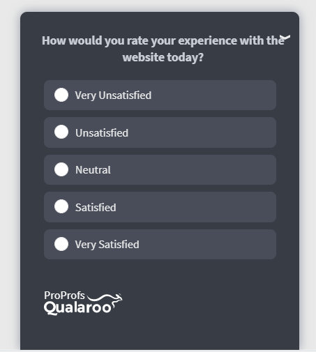 When creating a survey, be sure to create a balanced scale