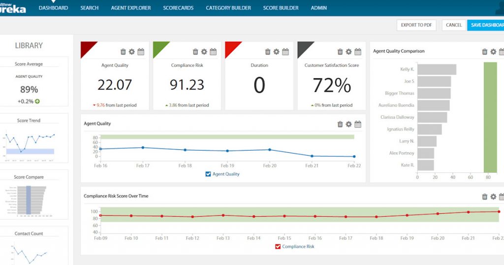 Call miner customer feedback software