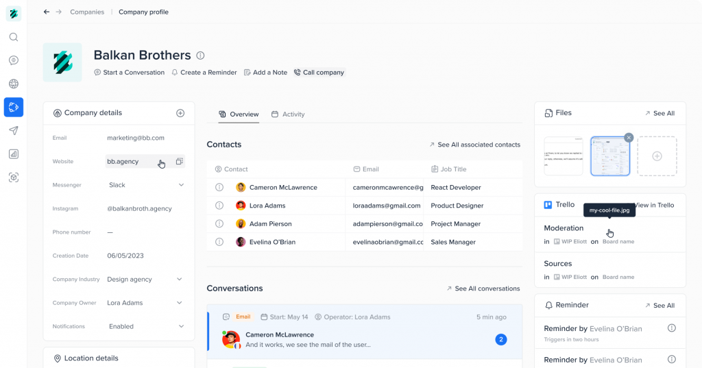 Crisp.chat customer feedback software