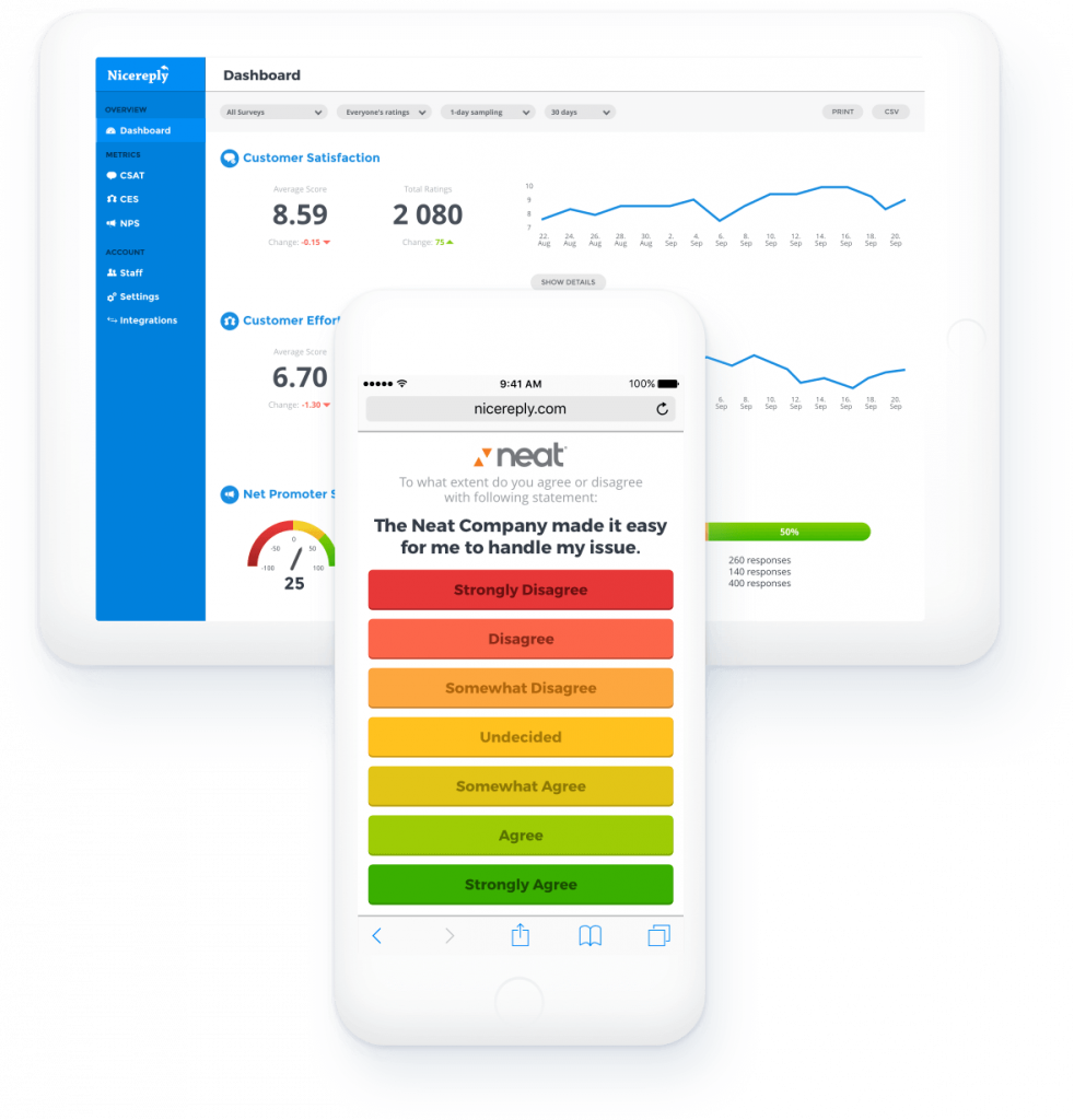 nicereply feedback software