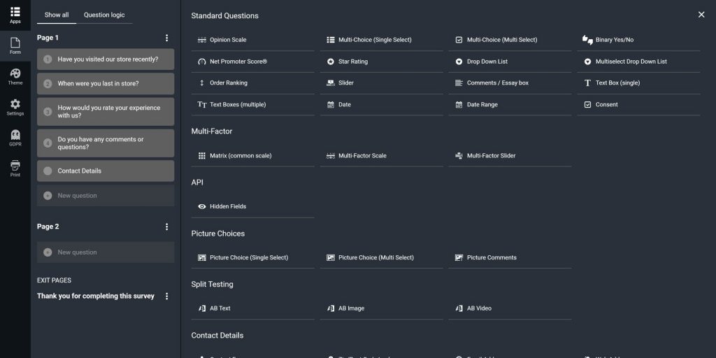 FreeOnlineSurveys anonymous survey