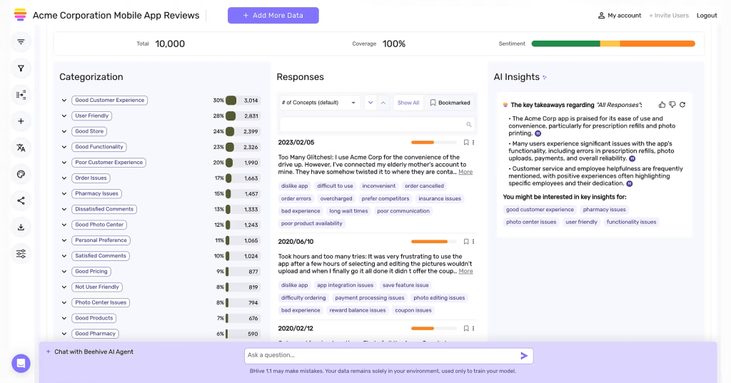 Beehive AI - AI survey tool