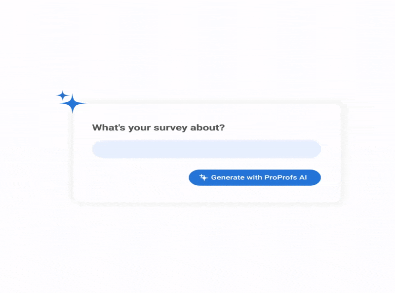 ProProfs AI Survey Maker