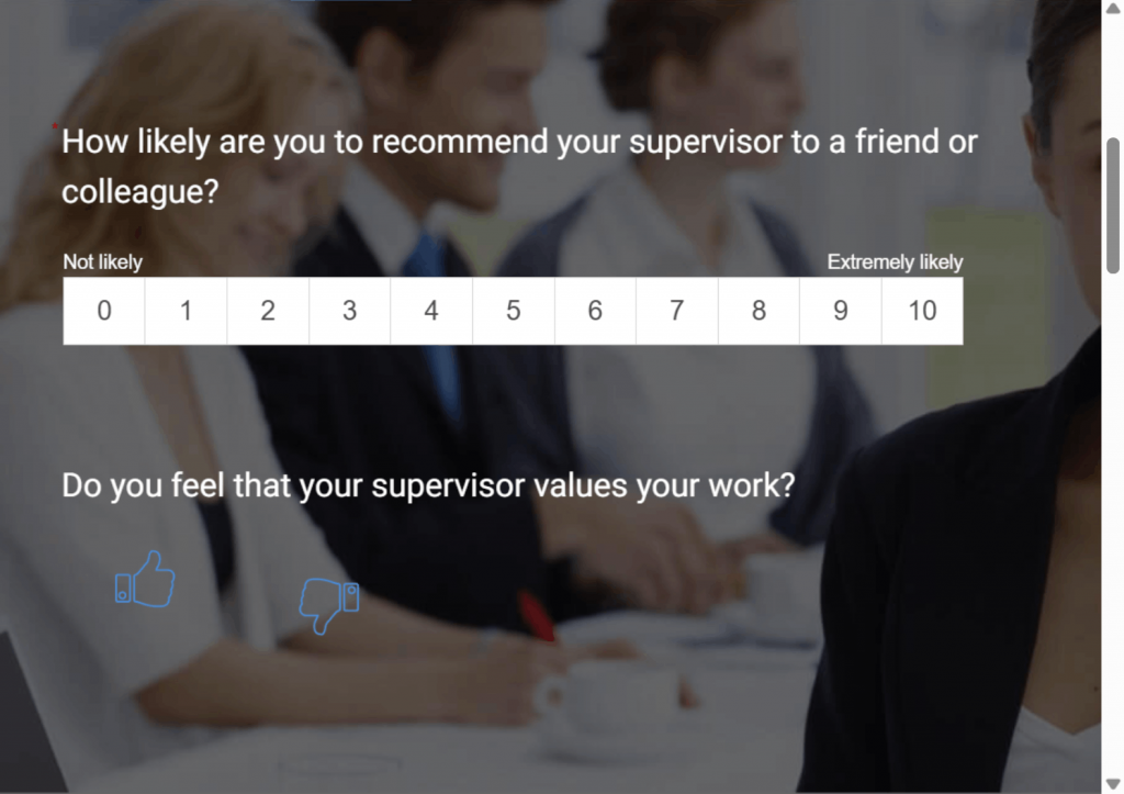 employee engagement survey questions - Qualaroo