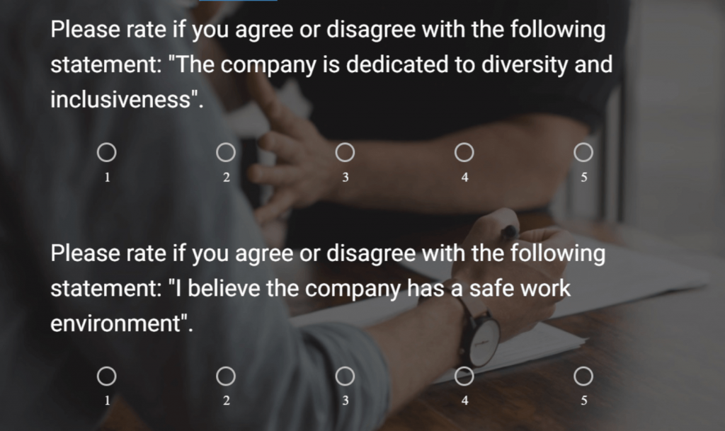 Diversity Survey Template