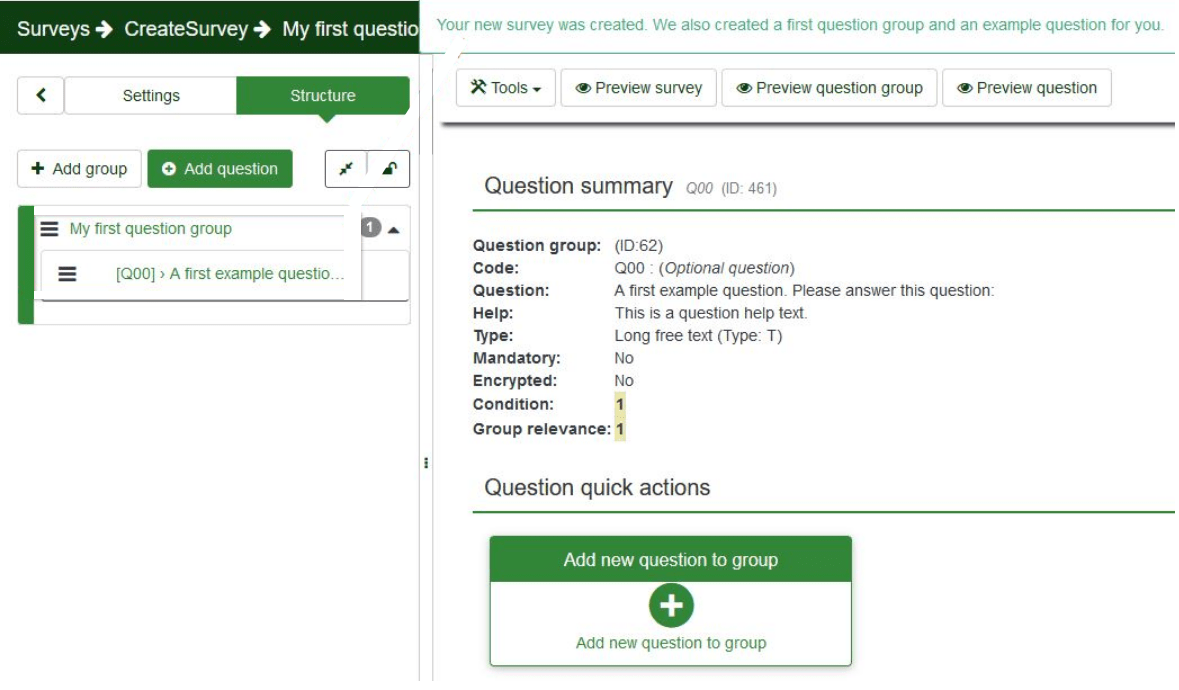 limesurvey surveys online