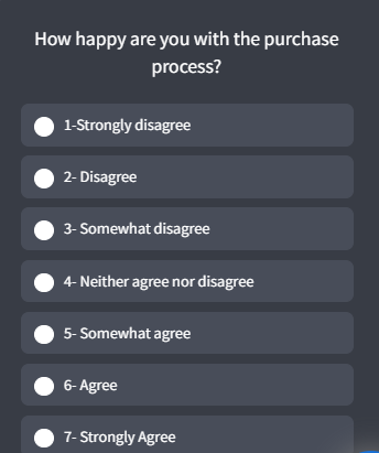 post-purchase customer satisfaction template