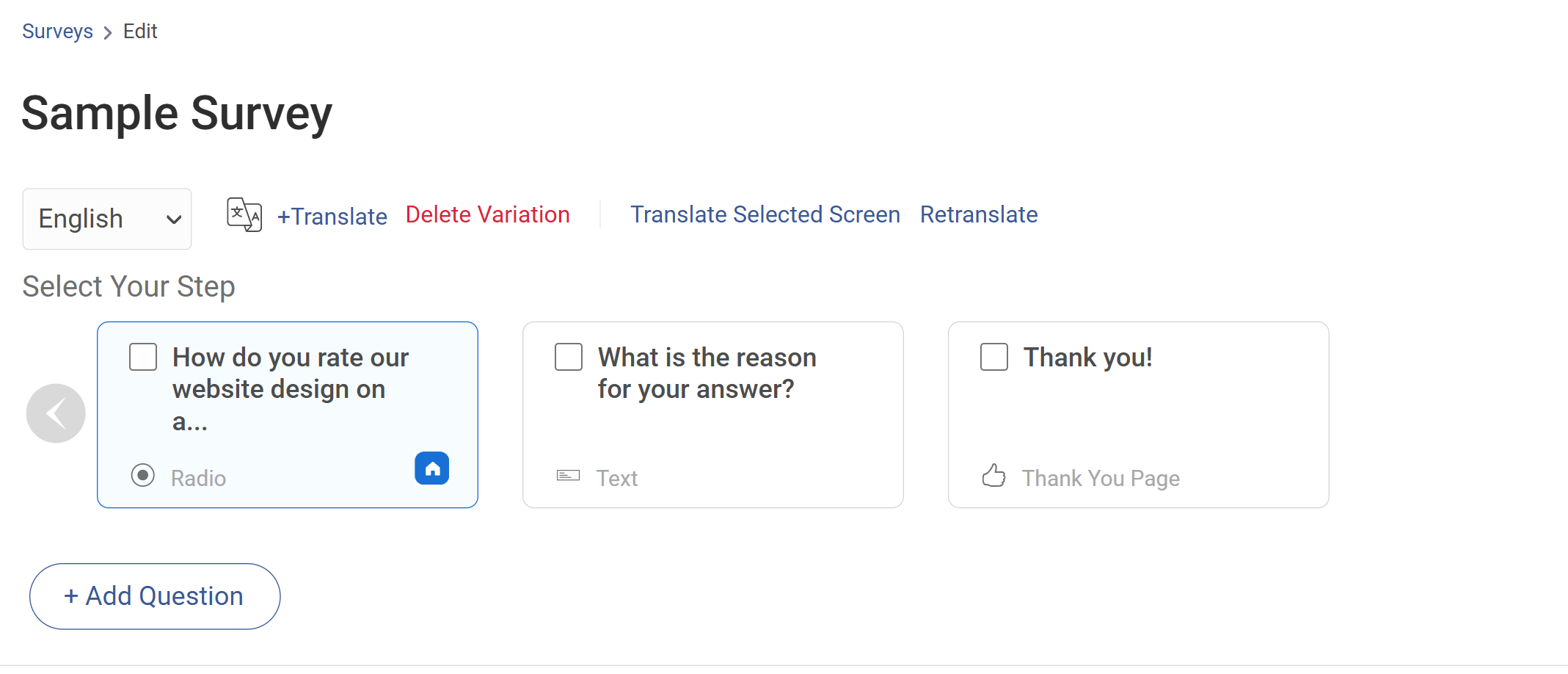Survey Questions Series