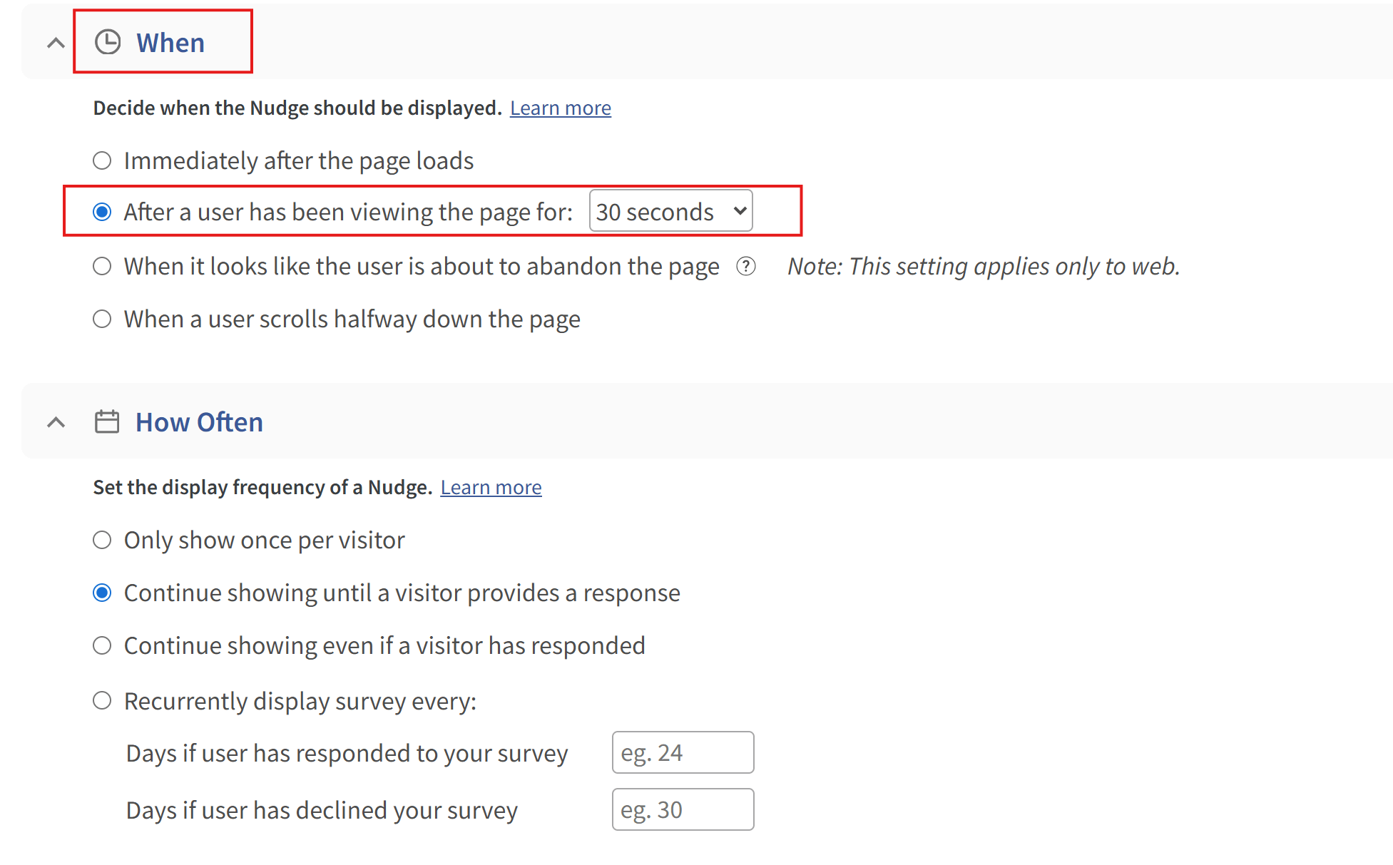 form advanced targeting
