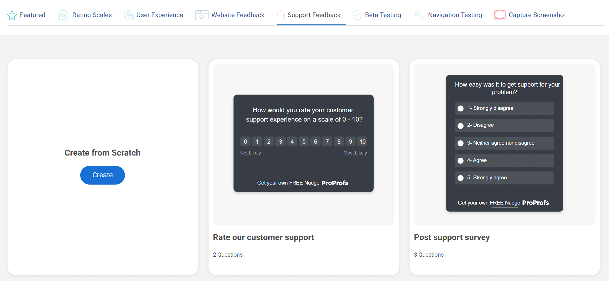 customer support feedback