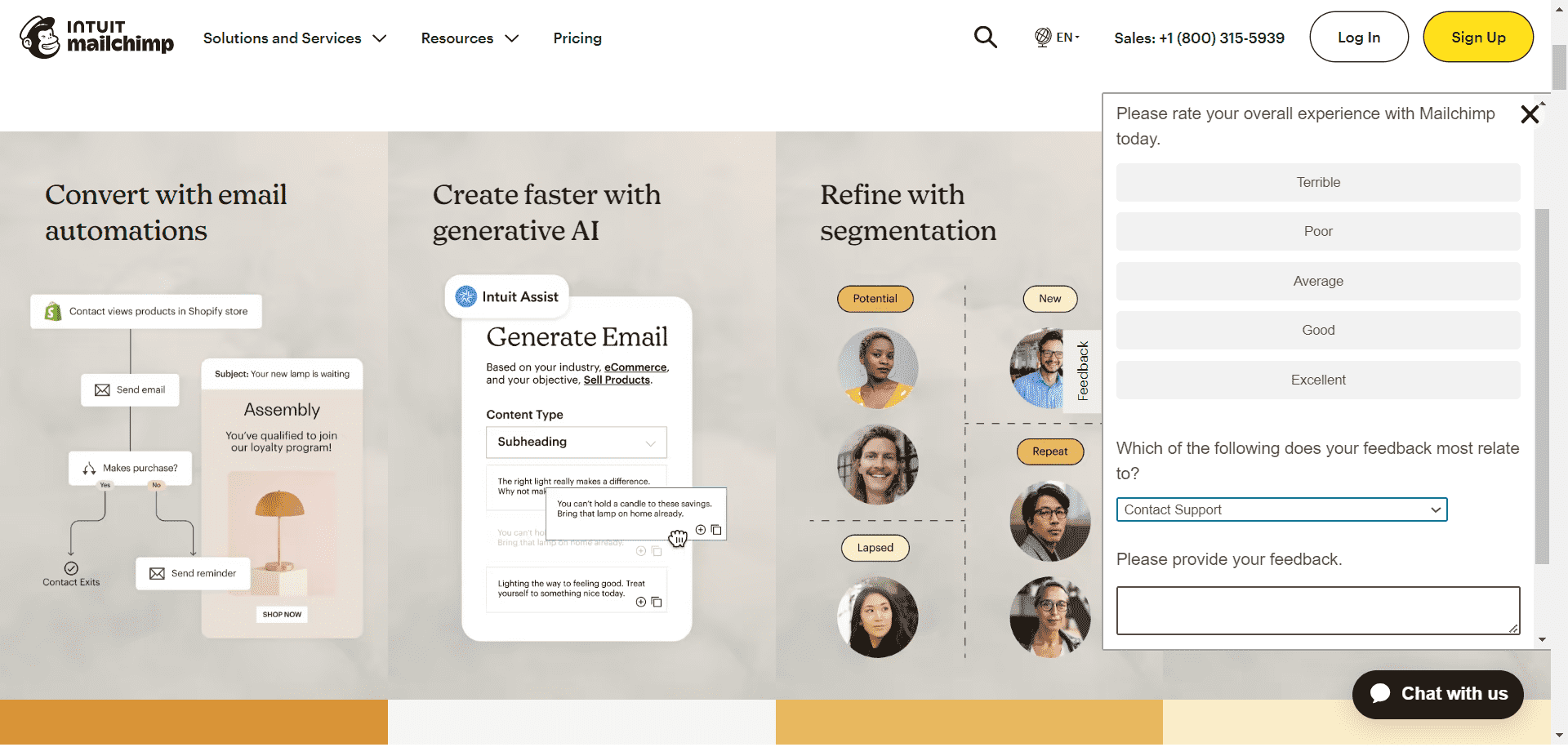 Website Feedback Button Example