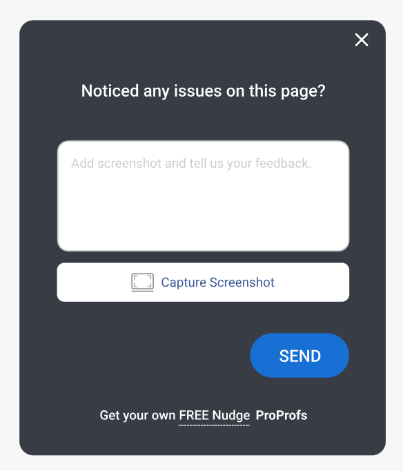 screenshot-capturing survey template for mobile users
