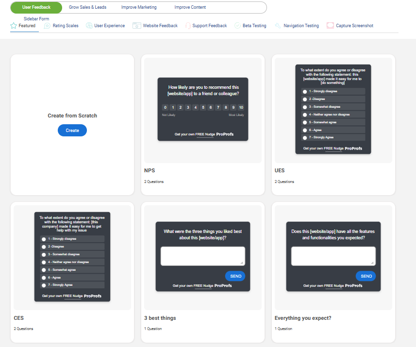 Anonymous Survey Template Qualaroo